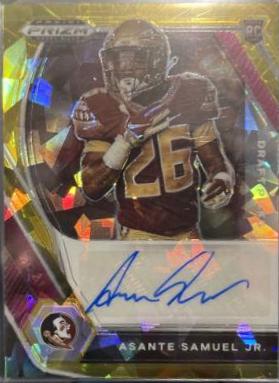 Asante Samuel Jr. [Gold Ice Prizm] #DPA-ASA