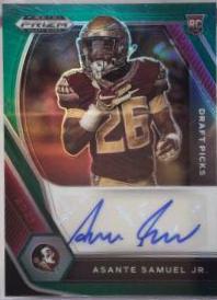 Asante Samuel Jr. [Green Prizm] #DPA-ASA