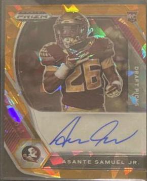 Asante Samuel Jr. [Orange Ice Prizm] #DPA-ASA