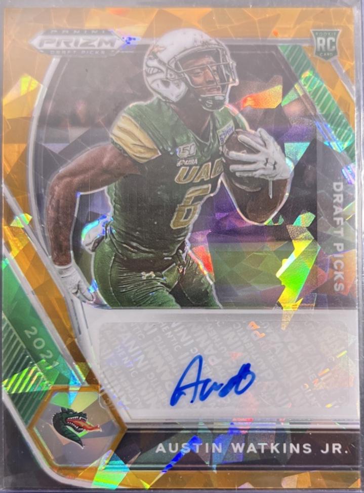 Austin Watkins Jr. [Orange Ice Prizm] #DPA-AWA