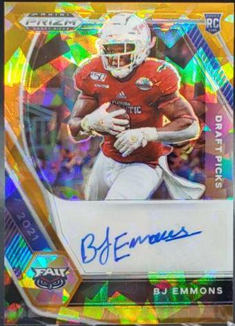BJ Emmons [Orange Ice Prizm] #DPA-BJE