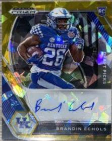 Brandin Echols [Gold Ice Prizm] #DPA-BRA