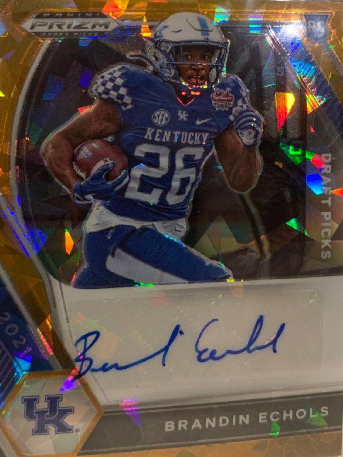 Brandin Echols [Orange Ice Prizm] #DPA-BRA