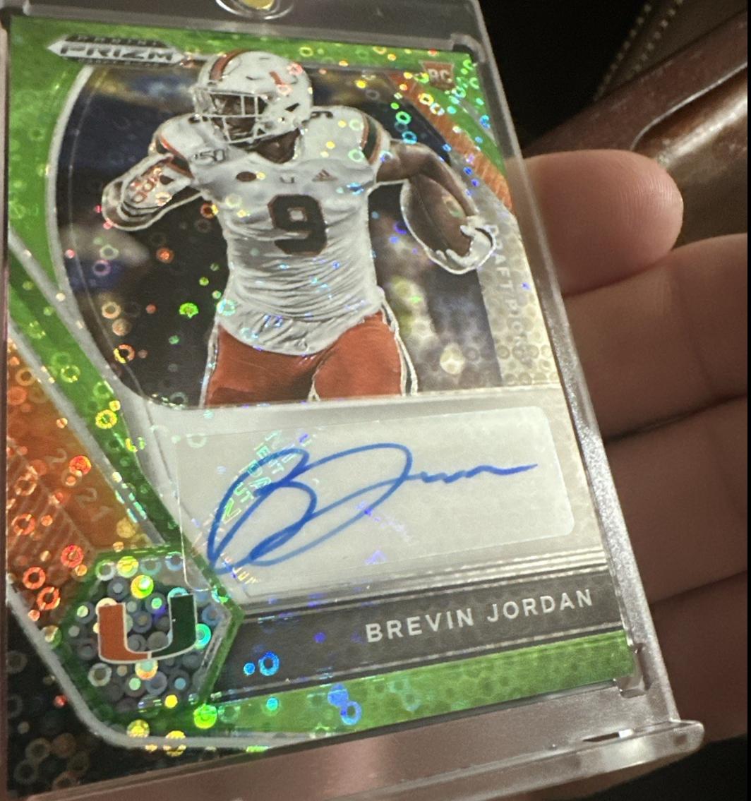 Brevin Jordan [Neon Green Circles Prizm] #DPA-BRJ