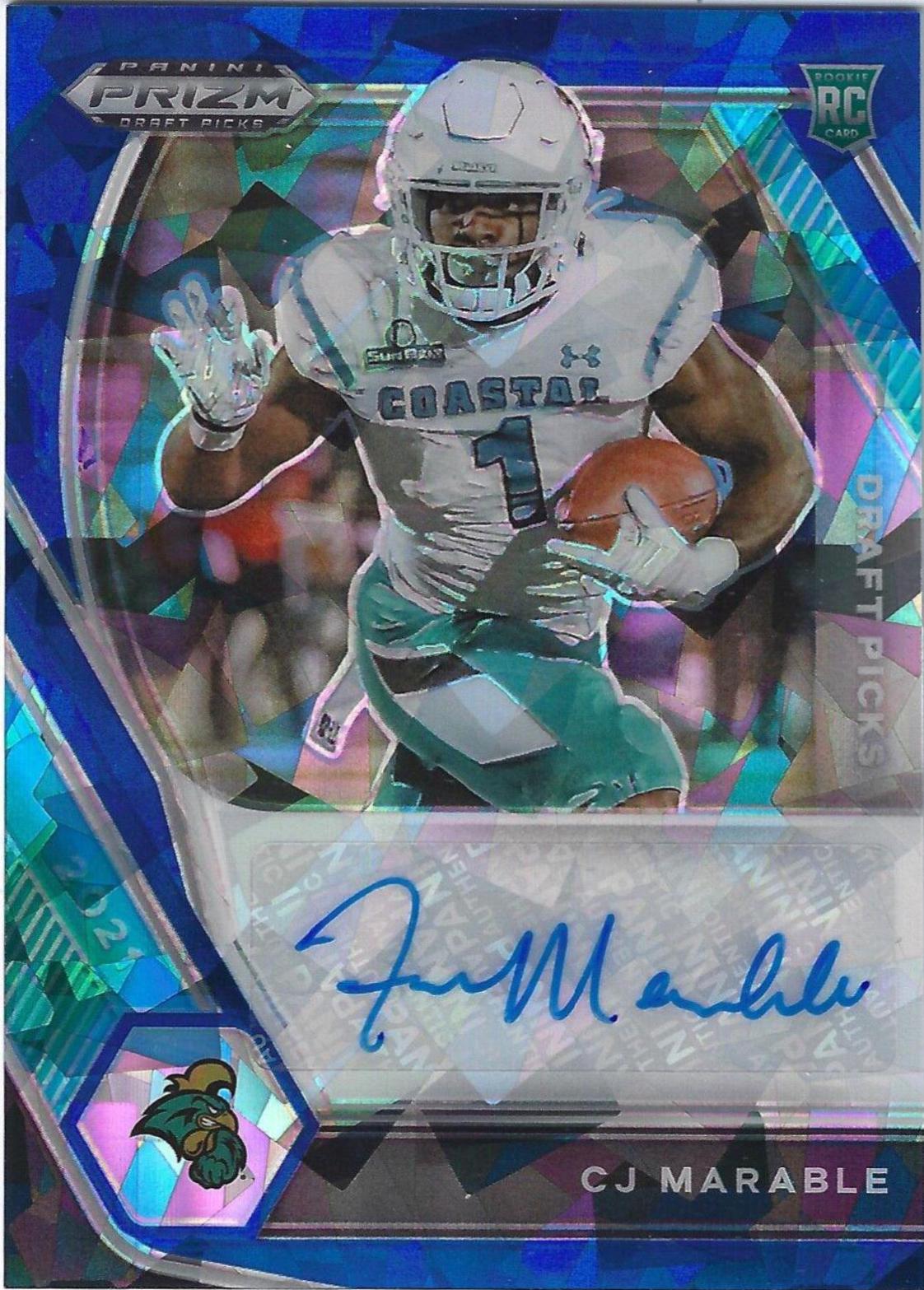 CJ Marable [Blue Ice Prizm] #DPA-CJM