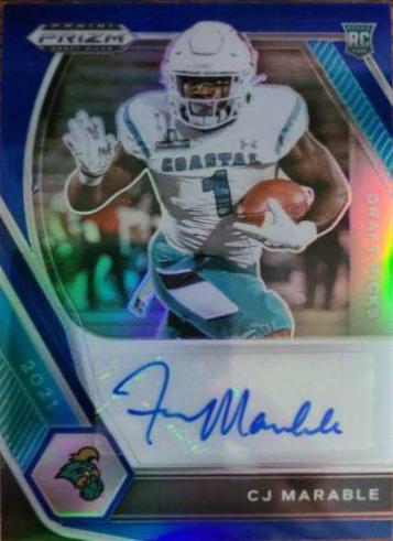 CJ Marable [Blue Prizm] #DPA-CJM