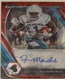 CJ Marable [Red Ice Prizm] #DPA-CJM