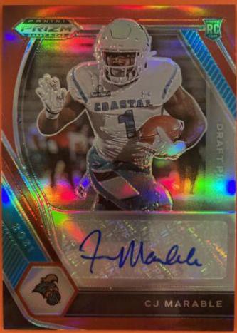CJ Marable [Red Prizm] #DPA-CJM
