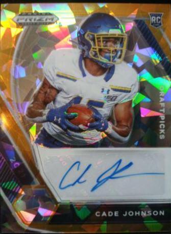 Cade Johnson [Gold Ice Prizm] #DPA-CAD