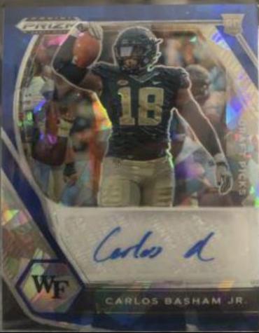Carlos Basham Jr. [Blue Ice Prizm] #DPA-CBA