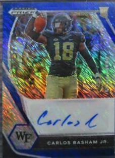 Carlos Basham Jr. [Blue Shimmer Prizm] #DPA-CBA
