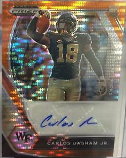 Carlos Basham Jr. [Orange Pulsar Prizm] #DPA-CBA