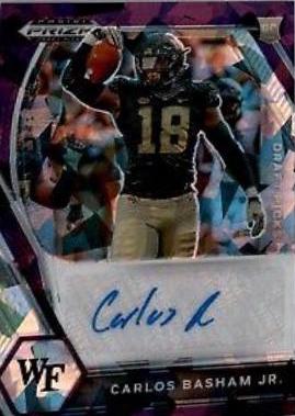 Carlos Basham Jr. [Purple Ice Prizm] #DPA-CBA