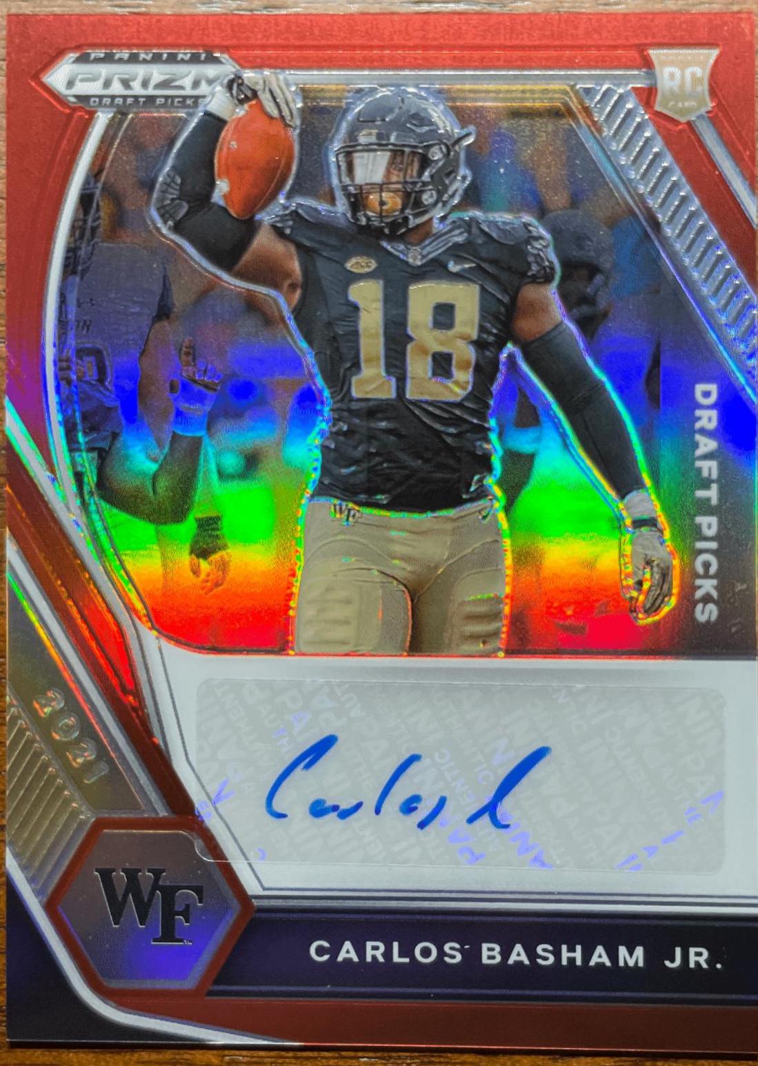 Carlos Basham Jr. [Red Prizm] #DPA-CBA