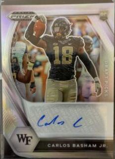 Carlos Basham Jr. [Silver Prizm] #DPA-CBA