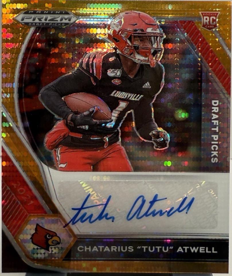 Chatarius 'Tutu' Atwell [Orange Pulsar Prizm] #DPA-CTA