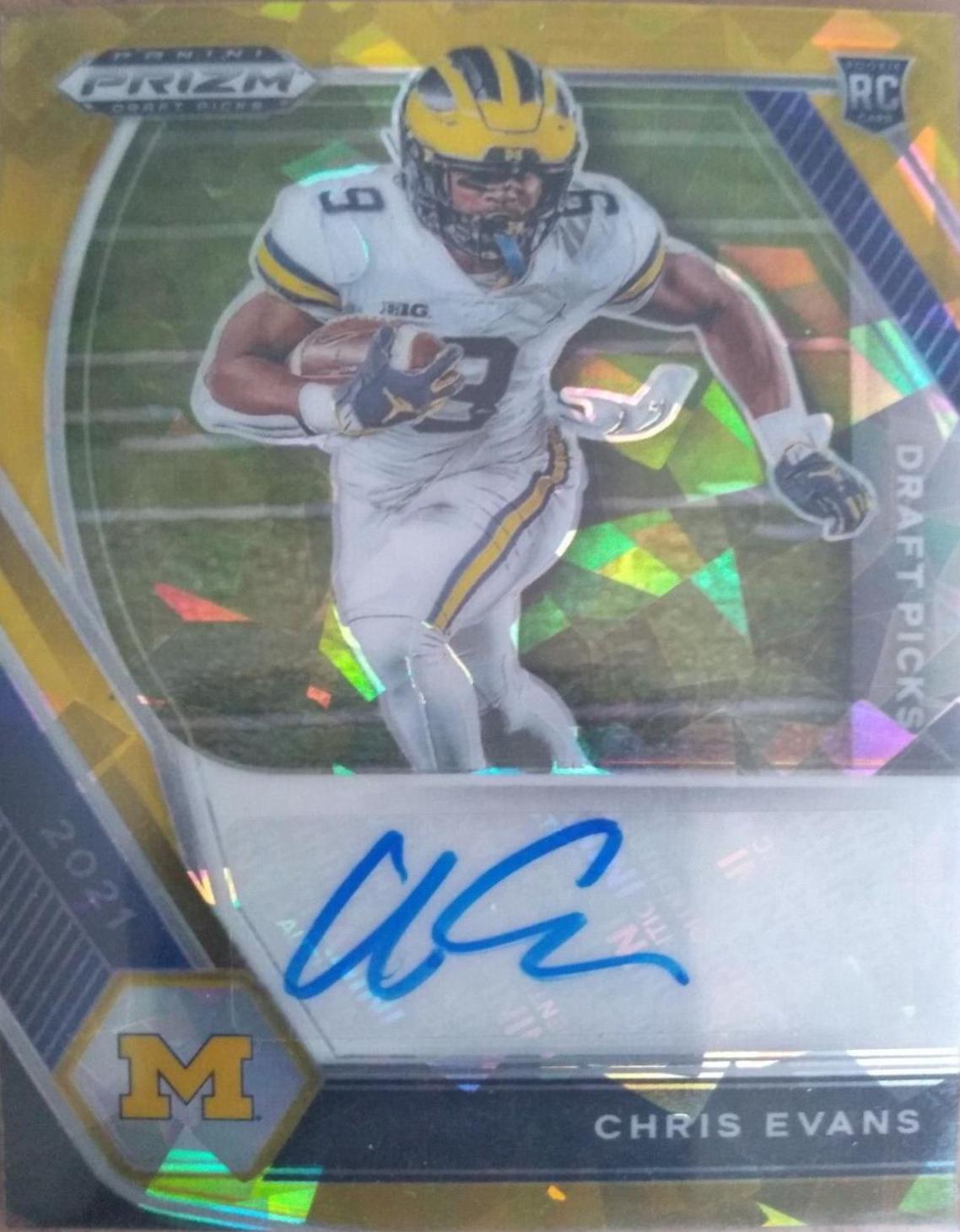 Chris Evans [Gold Ice Prizm] #DPA-CEV