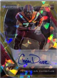 Christian Darrisaw [Gold Ice Prizm] #DPA-CDA
