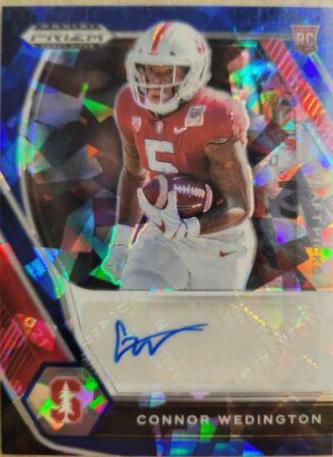 Connor Wedington [Blue Ice Prizm] #DPA-CWE
