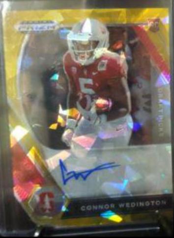 Connor Wedington [Gold Ice Prizm] #DPA-CWE