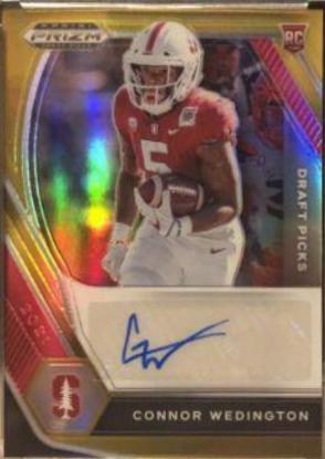 Connor Wedington [Gold Prizm] #DPA-CWE