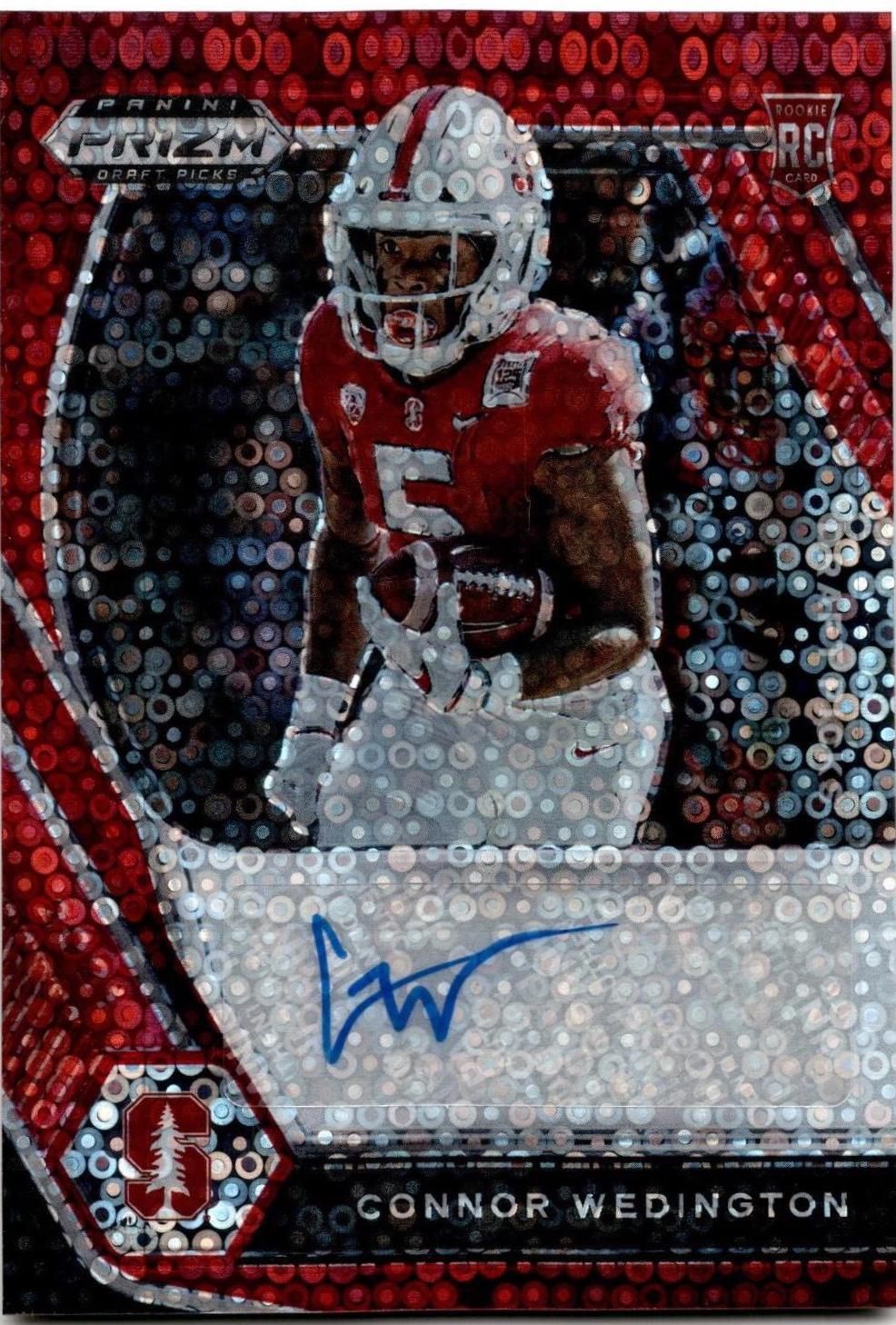 Connor Wedington [Red Circles Prizm] #DPA-CWE