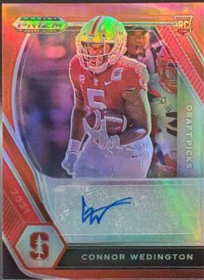 Connor Wedington [Red Prizm] #DPA-CWE