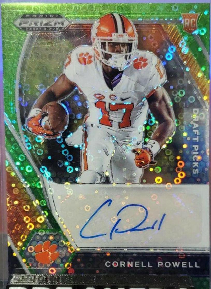 Cornell Powell [Neon Green Circles Prizm] #DPA-CPO