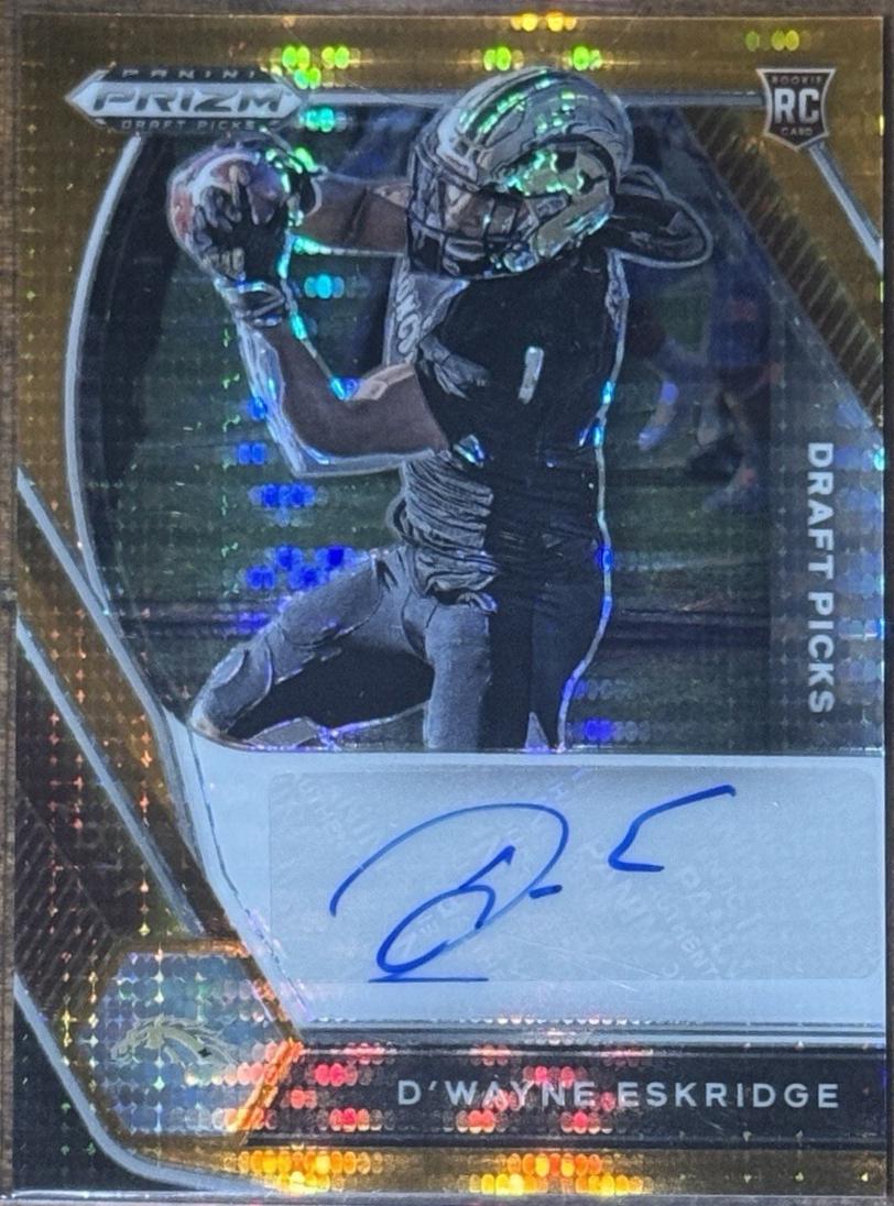 D'Wayne Eskridge [Orange Pulsar Prizm] #DPA-DWE