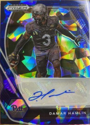 Damar Hamlin [Blue Ice Prizm] #DPA-DHA