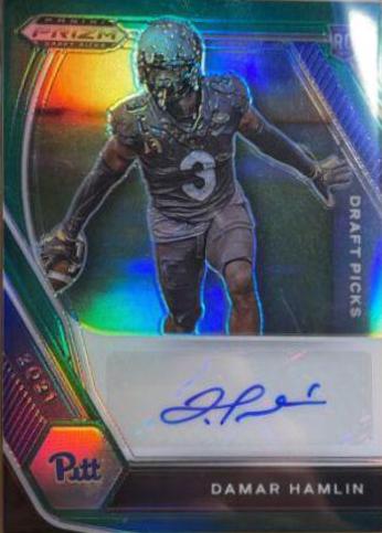 Damar Hamlin [Green Prizm] #DPA-DHA