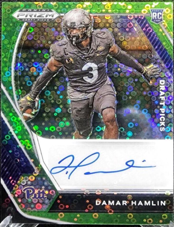 Damar Hamlin [Neon Green Circles Prizm] #DPA-DHA