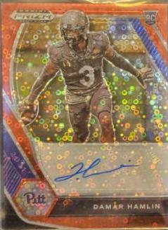 Damar Hamlin [Red Circles Prizm] #DPA-DHA