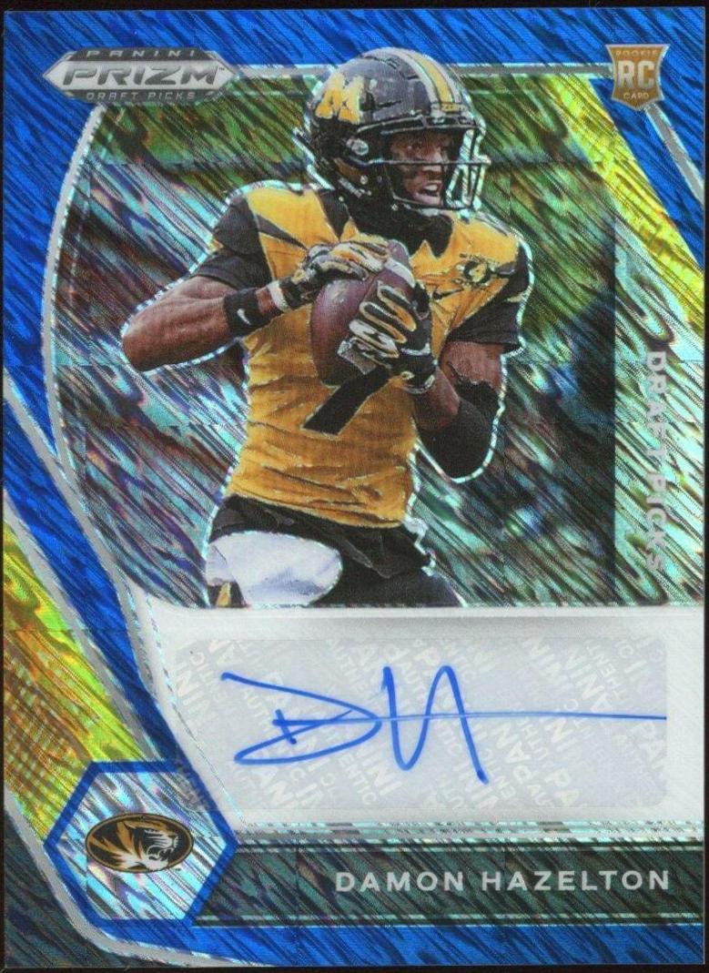 Damon Hazelton [Blue Shimmer Prizm] #DPA-DHA