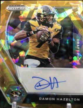 Damon Hazelton [Gold Ice Prizm] #DPA-DHA