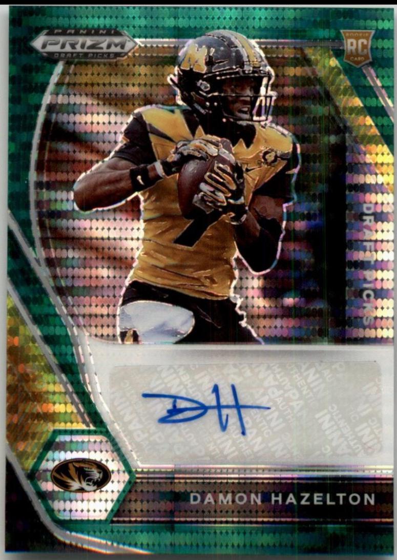 Damon Hazelton [Green Pulsar Prizm] #DPA-DHA