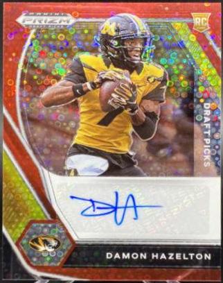 Damon Hazelton [Red Circles Prizm] #DPA-DHA