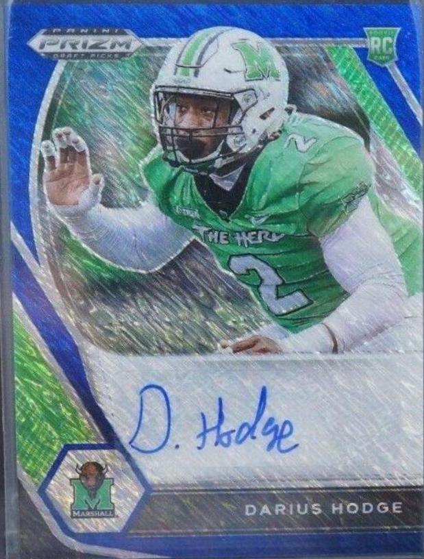 Darius Hodge [Blue Shimmer Prizm] #DPA-DHO
