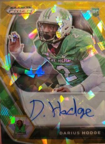 Darius Hodge [Gold Ice Prizm] #DPA-DHO