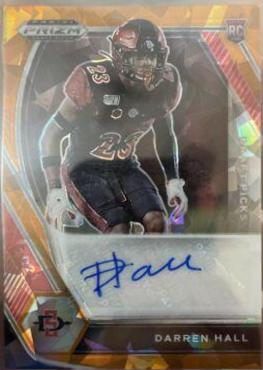 Darren Hall [Orange Ice Prizm] #DPA-DHA