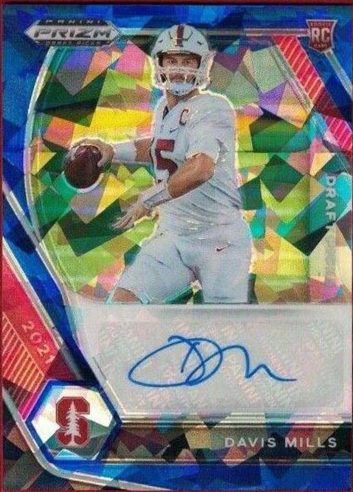 Davis Mills [Blue Ice Prizm] #DPA-DMI
