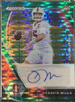 Davis Mills [Green Pulsar Prizm] #DPA-DMI
