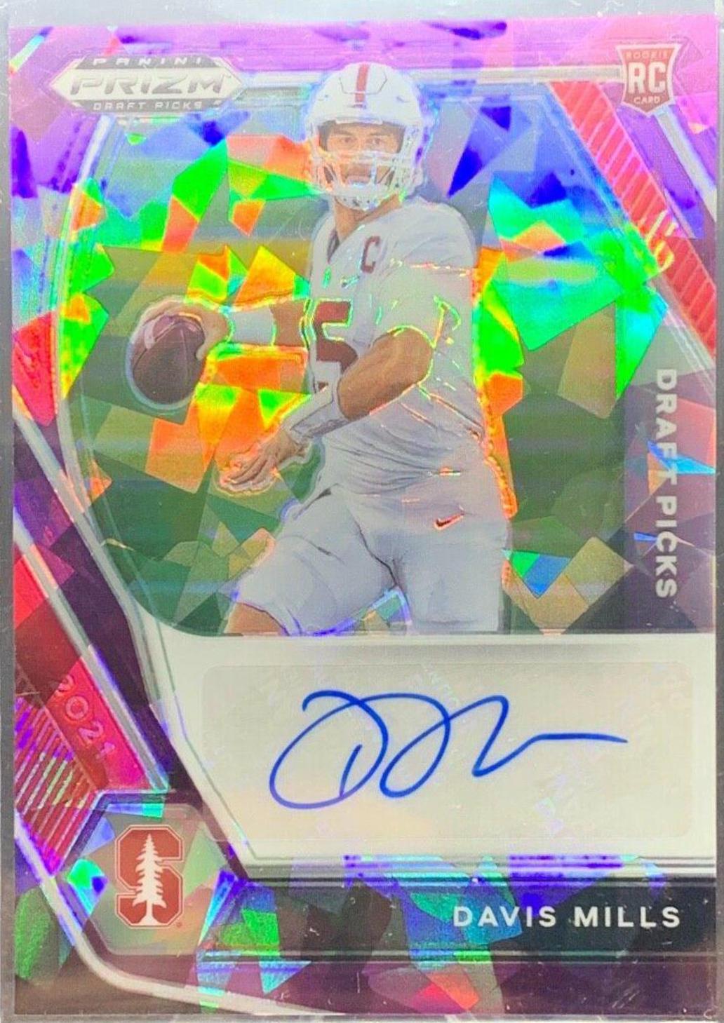 Davis Mills [Purple Ice Prizm] #DPA-DMI