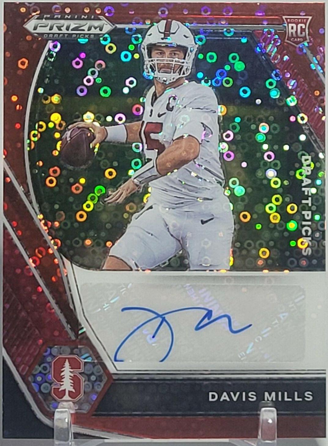 Davis Mills [Red Circles Prizm] #DPA-DMI