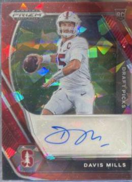 Davis Mills [Red Ice Prizm] #DPA-DMI