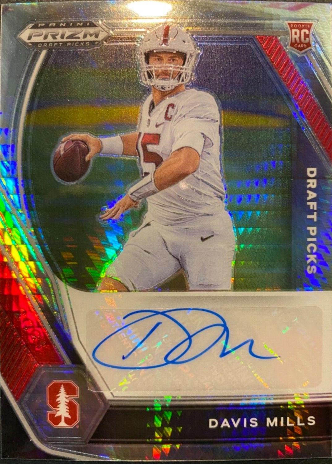 Davis Mills [Silver Prizm] #DPA-DMI