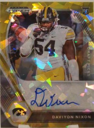 Daviyon Nixon [Gold Ice Prizm] #DPA-DNI