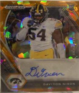 Daviyon Nixon [Orange Ice Prizm] #DPA-DNI