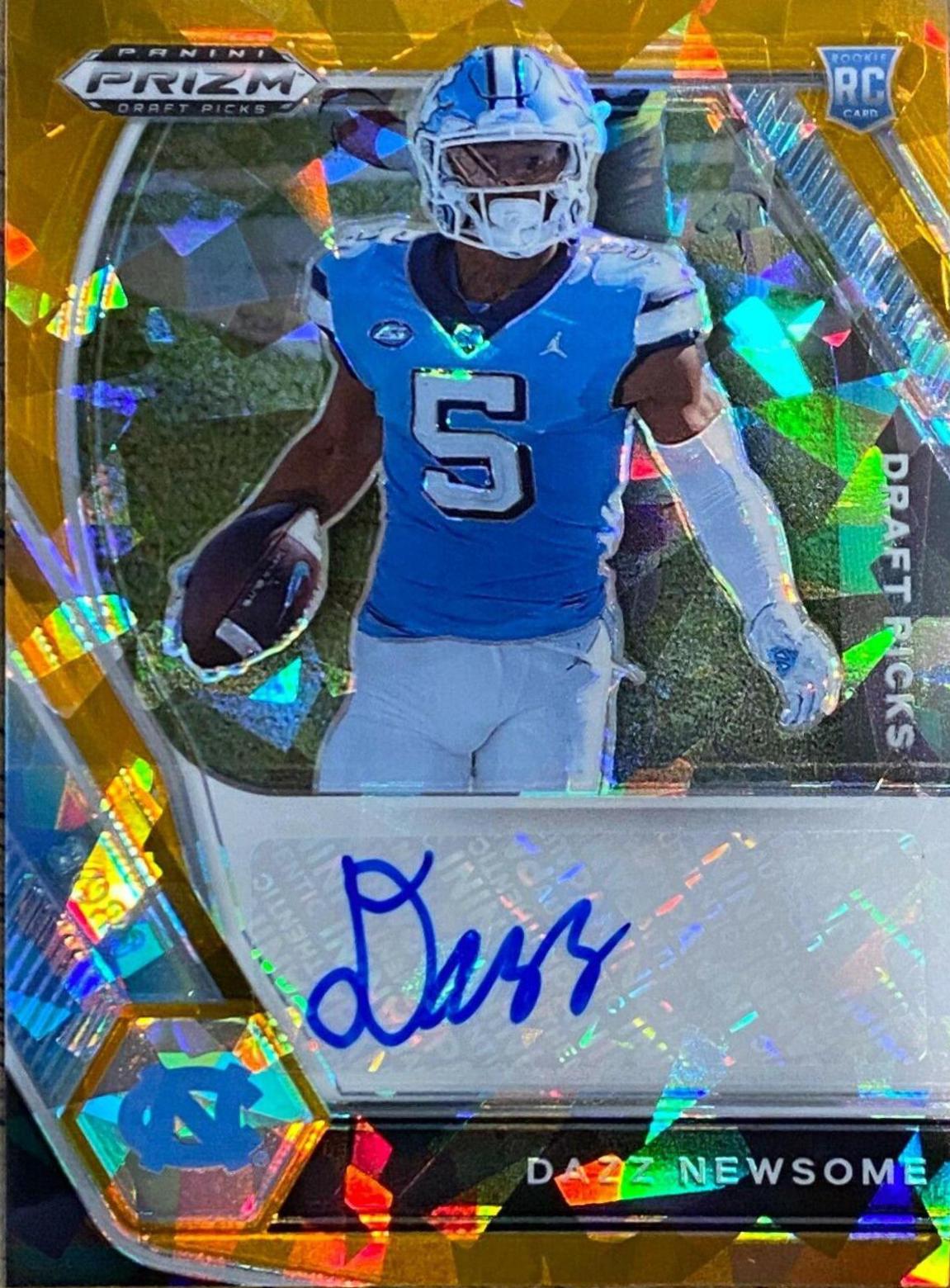 Dazz Newsome [Orange Ice Prizm] #DPA-DNE