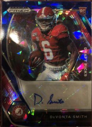 DeVonta Smith [Blue Ice Prizm] #DPA-DVS